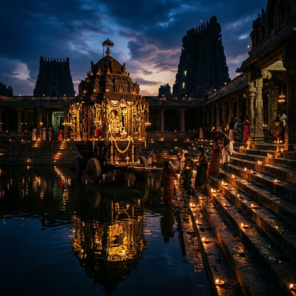 Tiruvarur Temple Tank